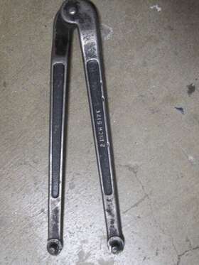 Jh Williams 662459104212 Vintage 3/16 Inch Pin Diameter Up To 2 Max Adjustable Face Spanner Wrench