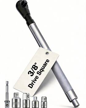 Jtzwn 792105617329 3/8 Inch Offset Extension Wrench Impact Ratchet Extender For Electric Drill Wit