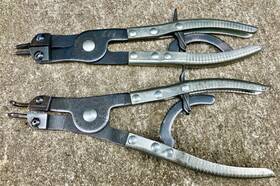 1455-1456 K-d Tools Set Of 1455 And 1456 Ratcheting Snap Ring Pliers 10 Inch - Usa