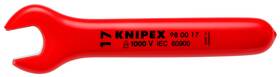Wrench-1000v Knipex 843221006266 98 00 17 6 1/4 Inch Open End Insulated Mm