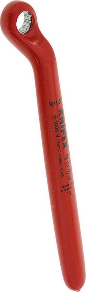 Knipex 843221006723 Insulated Box End Wrench 9/16 In 7-9/32l