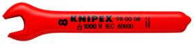 Wrench-1000v Knipex 843221016807 98 00 08 4 Inch Open End Insulated 8 Mm