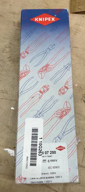 Wrench-1000v Knipex 843221017248 Adjustable Insulated 98 07 250