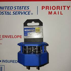 2884753 Kobalt 7 Piece 3/8 Inch Drive Hex Bit Socket Set - New