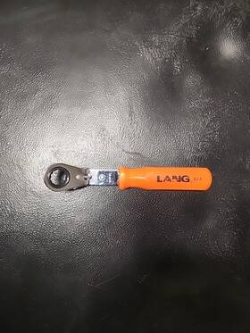 Row-20 Lang 5/8 Inch Offset Reversible Ratchet Wrench 12 Point