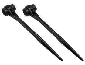 Lby-055-5 Lby 2-pack Hexagon Scaffold Quick Wrench 24mm/27mm Ratchet Spanner Double E