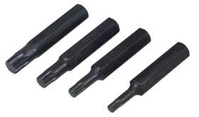 60750 Lisle 59 4 Pc. Triple Square 12-point Bit Set
