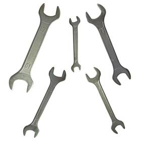 Lotatheta 616859132252 5 Pcs 3mm Thin Double Ended 8 Mm Thru 19mm Cone Wrench Silver