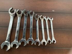 Sfc8pt Mac Tools Flare Nut Combination Wrench Set 3/8 Thru 3/4 Plus 7/8
