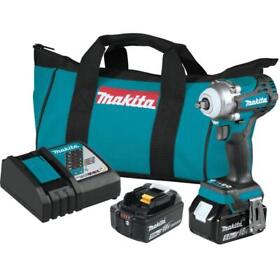 Xwt16t Makita 18v Lxt Impact Wrench Kit 4 Speed 3/8inch Sq Drive With Friction Ring Anvil