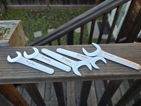 1232-1252 Martin Lot Of 5 Thin Pump Wrenches 1232 -1252 Usa