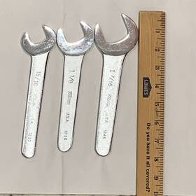 1246-1236-1230 Martin Tools Service Open End Wrench Single Head Set Of 3 Please See Pics
