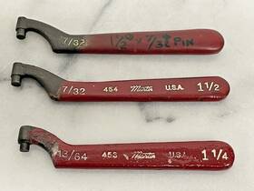 453-454 Martin Vintage Tools 453 13/64-1 1/4 454 7/32-1 1/2 3 -pin Spanner Usa