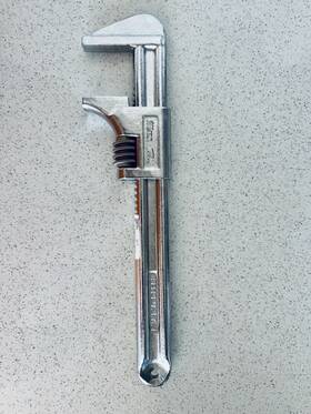 89315 Martin Tools 15 Inch Adjustable Wrench 3-7/8 Max Opening