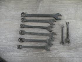 Matco Tools Wchb208 Usa Standard Combination Wrench Set 8-piece 7/16 Inch To 7/8 Wchb