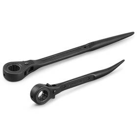 Mxp119 Maxpower 2pcs Low Profile Ratchet Scaffold Wrench Set 7/8 Inch X 3/4 Du