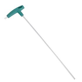 Metallixity 656320896047 Extra Long Arm T-handle Hex Key Wrench Chrome Finish 4mm X 360mm
