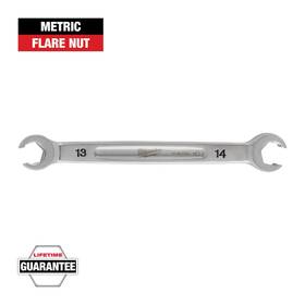 45-96-8352 Milwaukee 13mm X 14mm Double End Flare Nut Wrench -new