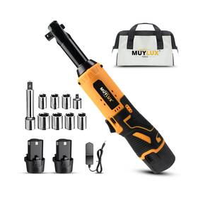 Cw-12a Muylux Cordless Electric Ratchet Wrench Set 40ft-lbs 45n.m 3/8 Inch Electri... Fast Ship
