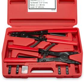 Neiko 02130a Heavy Duty 16 Inch Snap Ring Plier Set 2 Piece External And Intern