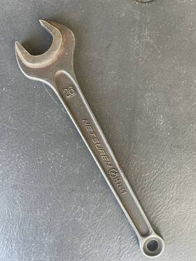 H2957 Netsuren H0278 Open End Metric Wrench 26mm Japan