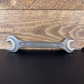 H4492 Netsuren 19x22mm Jis B 4630 Double Open End Wrench M14/m12 Machinist Tool