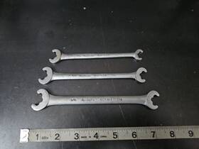 Ndf-514 New Britain Ndf Flare Nut Flank Drive Wrench Set Of 3