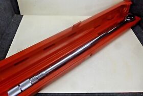 J6020cxcert New Proto Micrometer Torque Wrench Foot-pound Drive Size 3/4 In