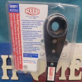 Lv2017 New Reed #02950 13inch Thru-bolt Dual Socket Ratchet Wrench 1-1/16 And 1-1/4