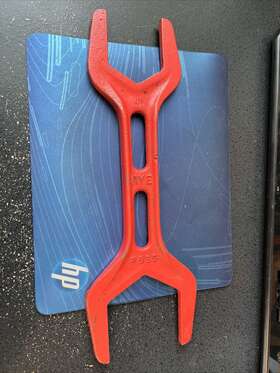 P935 Nye 2 Inch 1 1/4 Combination Open End Wrench No. Plumbers Basin