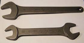 51229 Osaka Tanko 2 Vintage Open Wrench 22 24 30mm M20 M14 M16 Alloy Steel Hand Tool