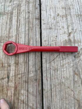 Bw5075 Oteco Hammer Striking Slug Wrench 3/4 Stud 1 1/4 Nut