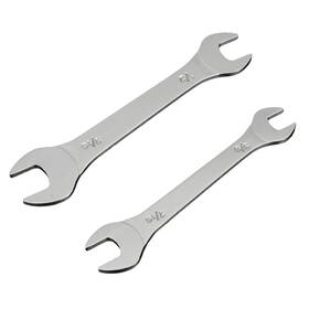 241014 Panshiyon Super Thin Wrench 2 Pieces 3mm Ultra Open End Wrenches Silver