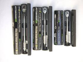 5309986 Pittsburgh Pro Set Of 3 Reversible Click Type Torque Wrench Sizes 1/4 Inch 3/8