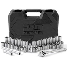Prostormer 110020609723 Drive Socket Wrench Set 46-piece 3/8ftft Ratcheting With
