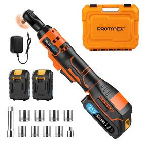 80n.m Protmex Mx-3/8 3/8ftft Cordless Ratchet Wrench 60ft-lbs Electric Wi... Fast Ship