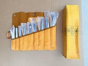 1000hm-500 Proto 500 9pcs Metric Double Box End Wrench Set And Leather Pouch 6 Mm - 24
