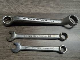 8161 Proto 1212 1210 Lot Of 3 Wrenches All Usa