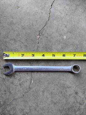 1218h Proto Professional 9/16 6 Point Combination Wrench Usa Vintage