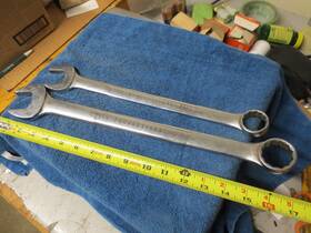 1234-1240 Proto Professional Combination Wrench Set 12 Point 1-1/16. And 1-1/4 Inch 1234 1240