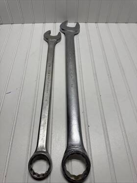 1256-1248 Proto Lot Of 2 1-3/4 Inch 12-point Combo Wrench 1256 And 1-1/2 1248