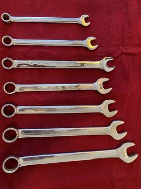 12xx-t500 Proto 500 12pt Combo Wrench Set 7pc - 3/8 Inch 7/16 1/2 9/16 5/8 11/16 3/4