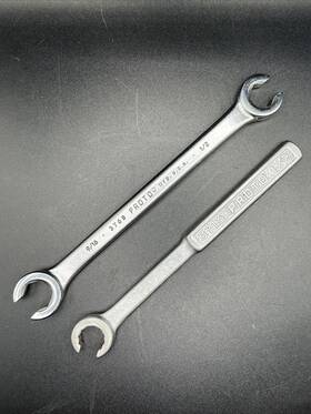 3768 Proto 3716 Inch And 9/16 Flare Nut Wrenches No. Usa Made