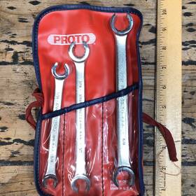 3772t Proto 3760t 3764t 3768t 3 Piece Wrench Set 3/8 7/16 1/2 9/16 5/8 11/16