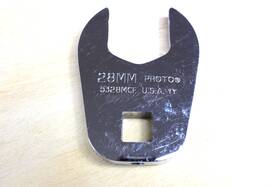 5328mcf Proto Metric 28mm 1/2 Inch Drive Single Open End Crowfoot Wrench Very Good