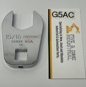 5330cf Proto 15/16 Inch 1/2 Drive Full Polish Crowfoot Wrench Anti-slip Design