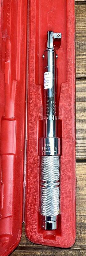 6063c Proto 3/8 Inch Drive Fixed Head Micrometer Torque Wrench 40-200 In-lbs