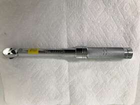 6064f Proto 3/8 Drive Ratcheting Micrometer Torque Wrench 40-200 In-lb Ex Cond