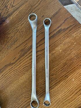 8185-8184 Proto Double Offset Box Wrench Set Chrome 8185 8184. 1 Inch . 15/16. 3/4 And 7/8