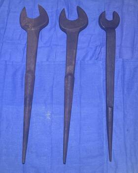 C-211-a Proto & Acofanpms Large Open End Spud Wrench Lot 3 And